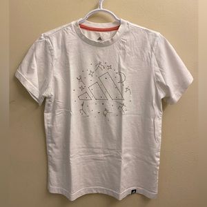 Adidas White Tee in xs
